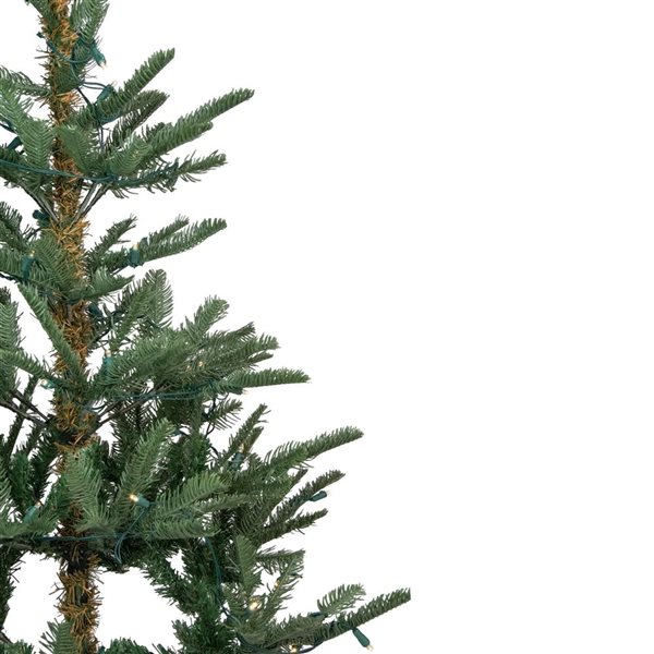 Northlight Real Touch 7.5-ft Pre-Lit Nordmann Fir Artificial Christmas Tree with Warm Clear LED Lights