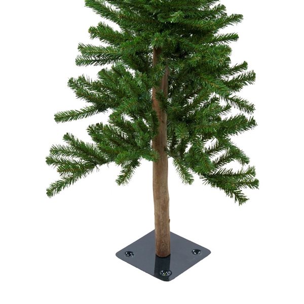 Northlight Set of 3 Unlit Alpine Artificial Christmas Trees - 3-ft,  4-ft and 5-ft