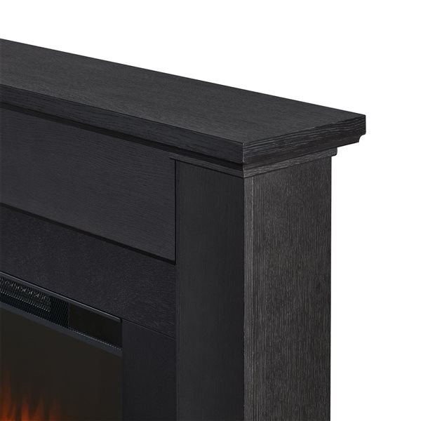 Real Flame Tejon 52-in Slim Electric Fireplace in Grey