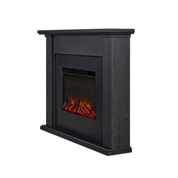 Real Flame Tejon 52-in Slim Electric Fireplace in Grey