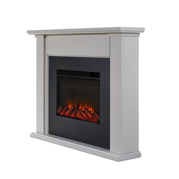 Foyer électrique mince Tejon de Real Flame 52 po ivoire