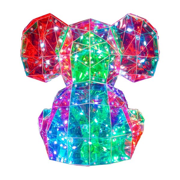 Hi-Line Gift Ltd 12-in H RGB Plastic USB-Powered LED Lighted Elephant