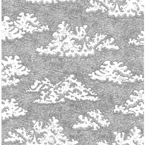 NuWallpaper Block Print Grey Day Dream Novelty Peel and Stick Wallpaper