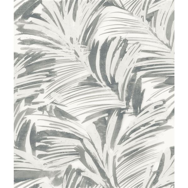 Papier peint autocollant Palima par NuWallpaper gris