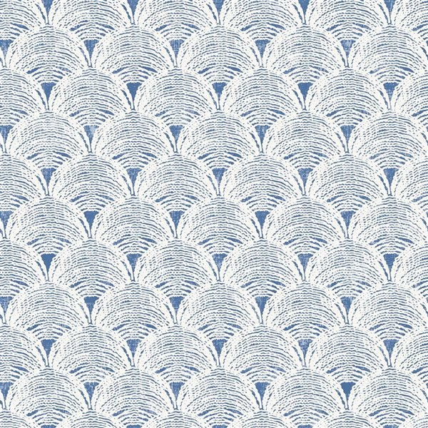 NuWallpaper Blue Manila Peel and Stick Wallpaper