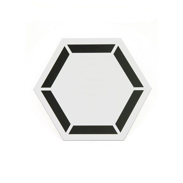 FloorPops Coltrane Peel and Stick Hexagon Floor Tiles