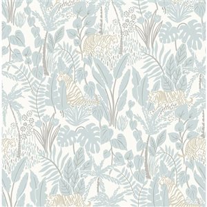 Papier peint autocollant Maynard par NuWallpaper bleu