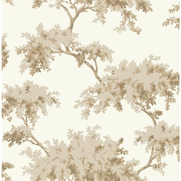 NuWallpaper Taupe Alder Peel and Stick Wallpaper