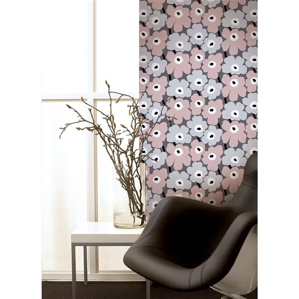 NuWallpaper Pink Pieni Unikko Peel and Stick Wallpaper