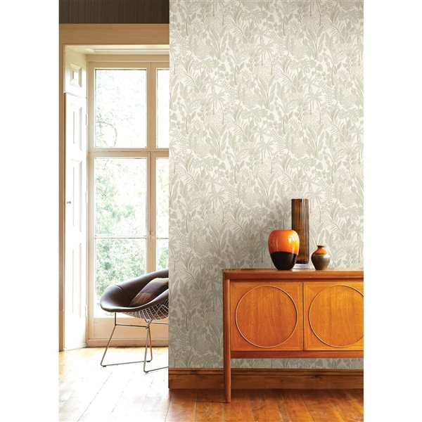 Papier peint autocollant Maynard par NuWallpaper taupe