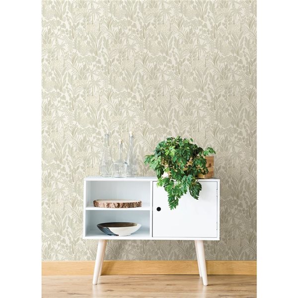 Papier peint autocollant Maynard par NuWallpaper taupe