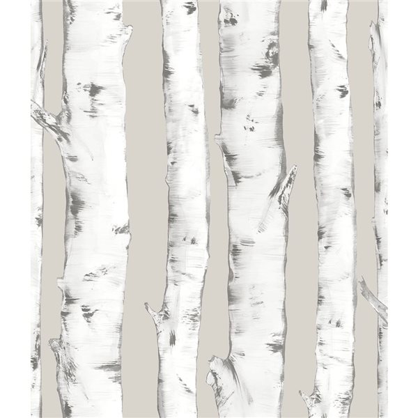 NuWallpaper Downy Birch Peel and Stick Wallpaper