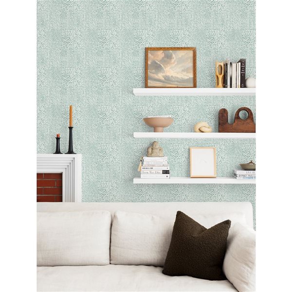 Papier Peint autocollant Mayim par NuWallpaper vert