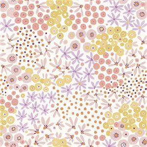 Papier peint autocollant Bouquet de fleurs Multi Chaud par NuWallpaper