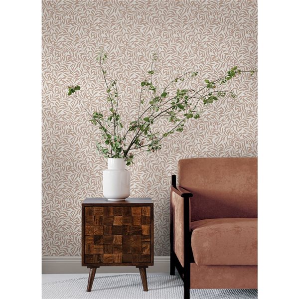 NuWallpaper Terracotta Wisley Peel and Stick Wallpaper