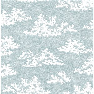 NuWallpaper Block Print Sky Day Dream Novelty Peel and Stick Wallpaper