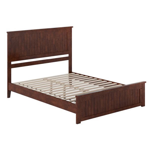 AFI Naples Queen Solid Wood Low Profile Platform Bed with Matching ...