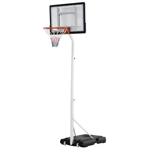 Panier de basket junior Soozier portable avec roues 8 à 12 pieds