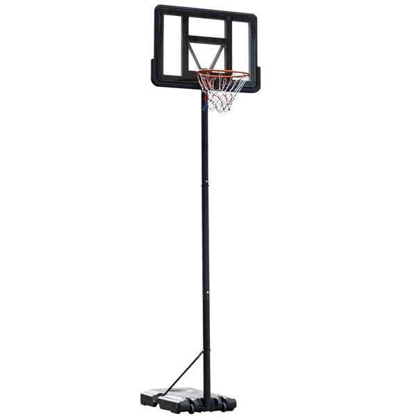 Panier de basket junior Soozier portable avec roues 9 à 12 pieds