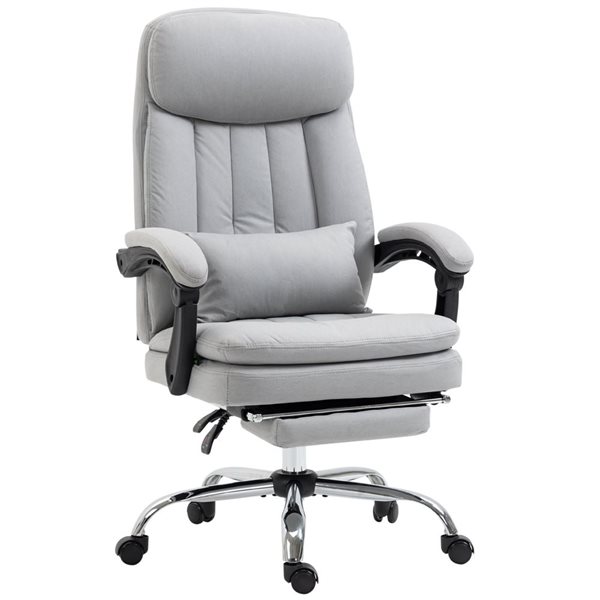 Vinsetto Executive Office Chair with Lumbar Pillow, Arm, Grey