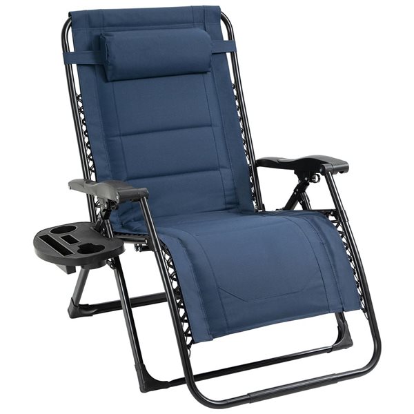 Outsunny Zero Gravity Lounger Chair with Cup Holder 84B-800 | RONA