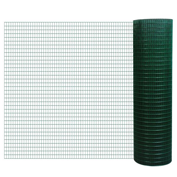 PawHut 98' L x 35.5" H Hardware Cloth, 1/2 x 1 Inch Wire Mesh Fence Netting Roll