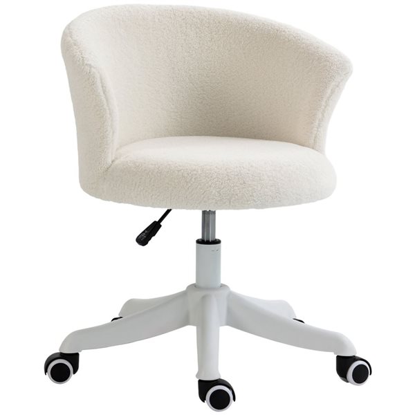 Vinsetto Fluffy Office Chair with Adjustable Height