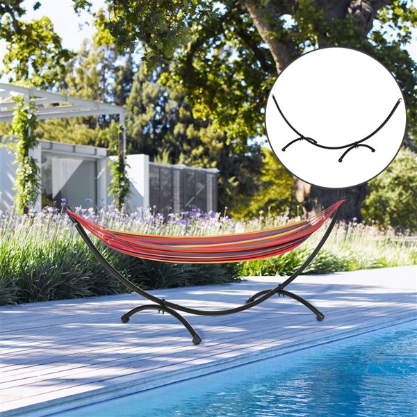 Outsunny 10-ft Hammock Stand with Steel Frame
