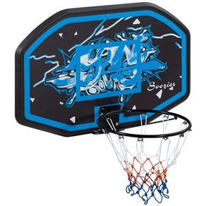 Soozier Wall Mounted Basketball Hoop for Outdoors and Indoors Use