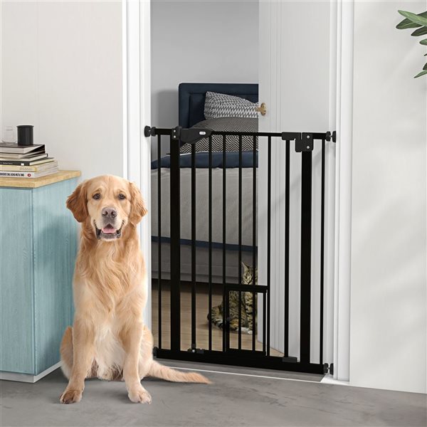 Easy open dog gate hotsell