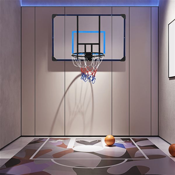 Panier de basket-ball mural Soozier pour l'intérieur et l'extérieur