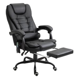 Vinsetto 7-Point Vibration Massage Office Chair with Swivel Wheels