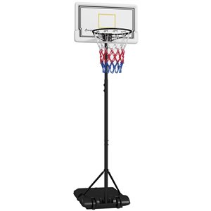 Panier de basketball mobile Soozier réglable 6 à 7 pi pour tous les âges