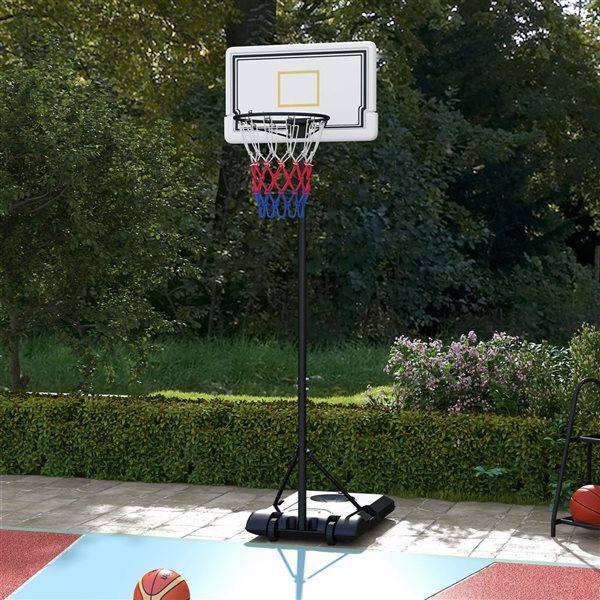 Panier de basketball mobile Soozier réglable 6 à 7 pi pour tous les âges