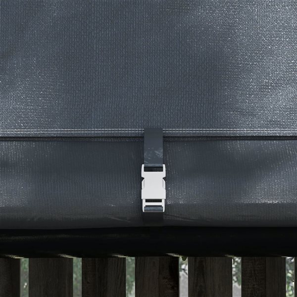 Outsunny 10 x 10-ft Grey Heavy Duty Outdoor Waterproof Portable Shed Storage Shelter