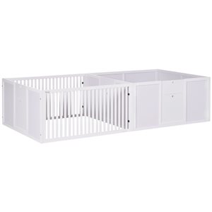 PawHut 20-in Indoor Puppy Whelping Box with Removable Doors