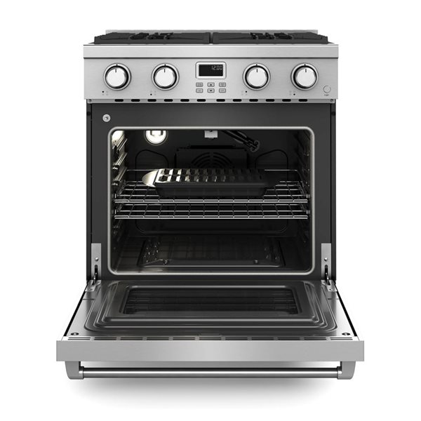 Thor Kitchen 30-in 4-Burner 4.8-ft³ Freestanding Professional Single Oven Gas Range - Stainless Steel