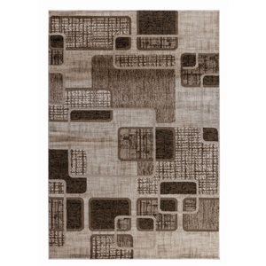 Rug Branch Sakarya 8 x 11-ft Brown/Beige Modern Abstract Geometric Pattern Indoor Area Rug