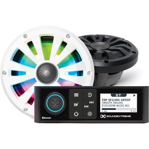 Marine DIN Radio 6.5-in Speaker Kit