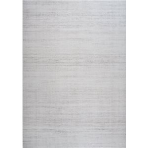 Tapis décoratif d'intérieur Eclipse de Rug Branch 8 x 11 pi style moderne abstrait beige