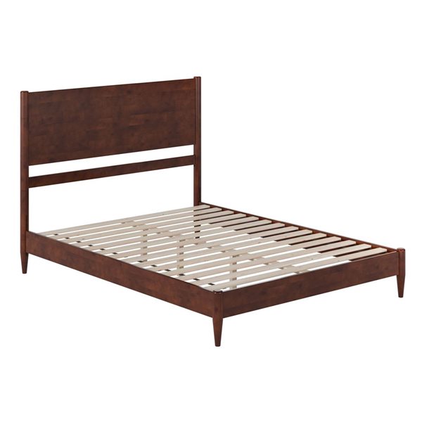 AFI Furnishings Pasadena Queen Solid Wood Low Profile Platform Bed ...