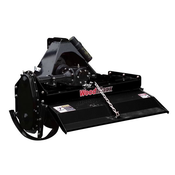 DK2 WoodMaxx RT-58 58-in Black Steel PTO Rotary Tiller