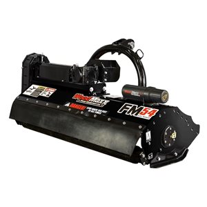 DK2 WoodMaxx FM-54 54-in Black Steel PTO Flail Mower with Hammer Blades