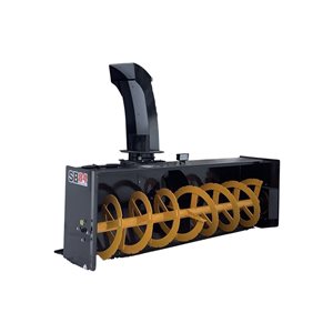 DK2 Snowbear SB-84 84-in Black Steel Two-Stage PTO Snow Blower