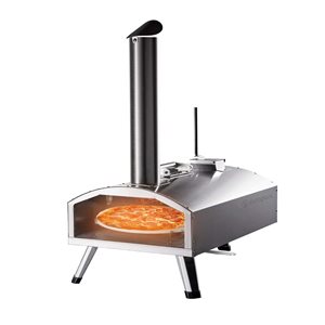 Westinghouse 12-in Dual Fuel (Gas and Wood Pellets) Pizza Oven with Rotating Stone