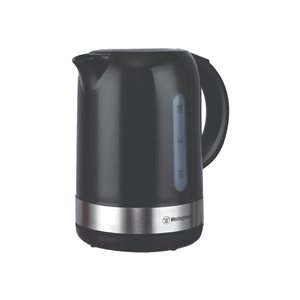 Bouilloire en plastique Westinghouse 1,7 L, noir