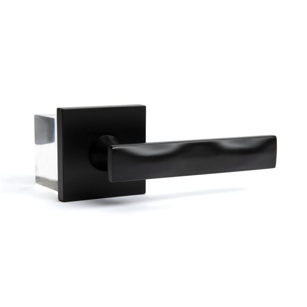 McBowery Essex Matte Black Combined Modern Interior Privacy/Passage Right Hand Door Handle