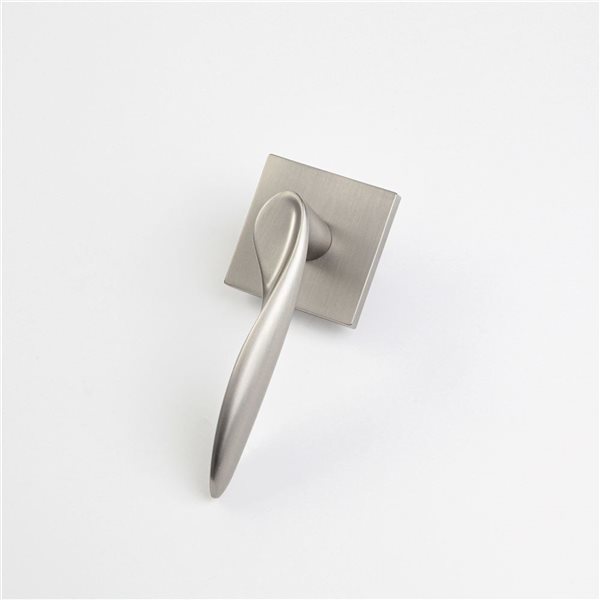 McBowery Lafayette Satin Nickel Combined Modern Interior Privacy/Passage Left Hand Door Handle