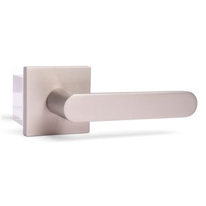 McBowery Chrystie Satin Nickel Combined Modern Interior Privacy/Passage Right Hand Door Handle