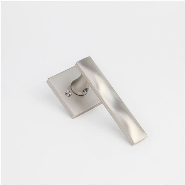 McBowery Essex Satin Nickel Combined Modern Interior Privacy/Passage Left Hand Door Handle